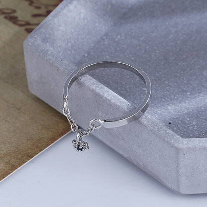 Six Star Mango Open Female Korean Style High Rings