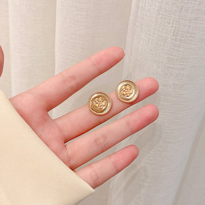 Women's Ear Geometric Bow Eardrops Graceful Full Earrings