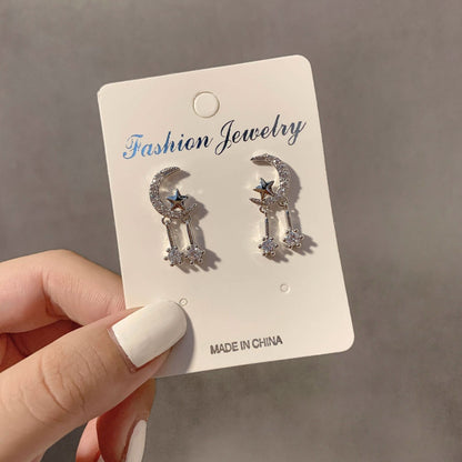 Female Simple Graceful Metal Quality Street Earrings
