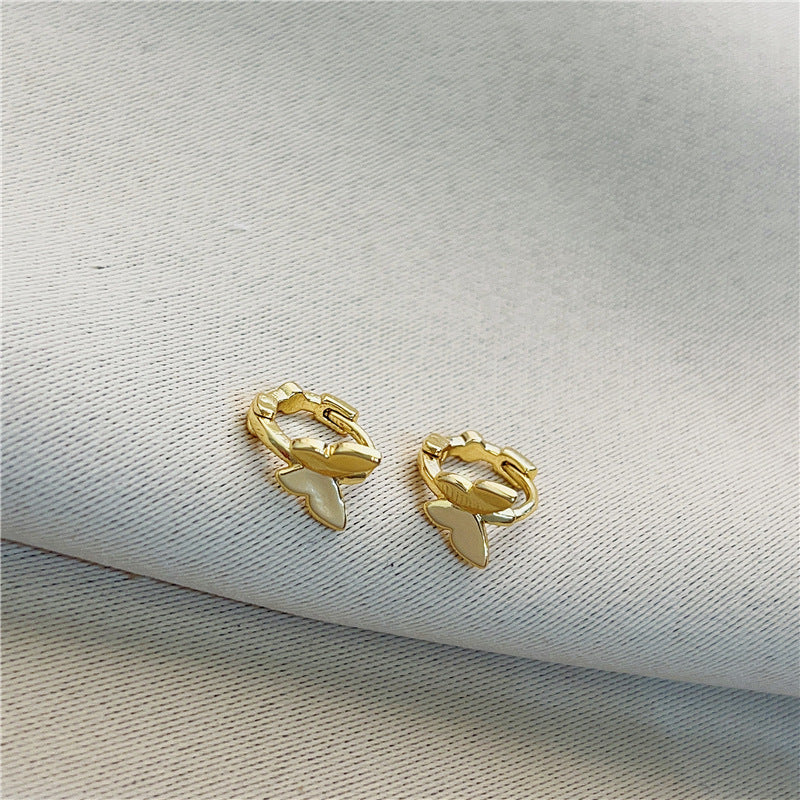 Women's Sweet Butterfly Small And Exquisite Ear Earrings