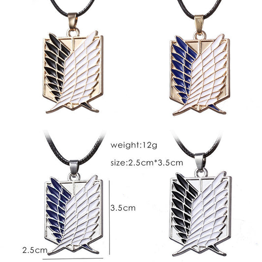 Anime Peripheral Attack On Titan Investigation Necklaces