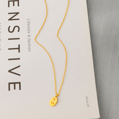 Color Retaining National Trendy Style Pendant Rich Necklaces