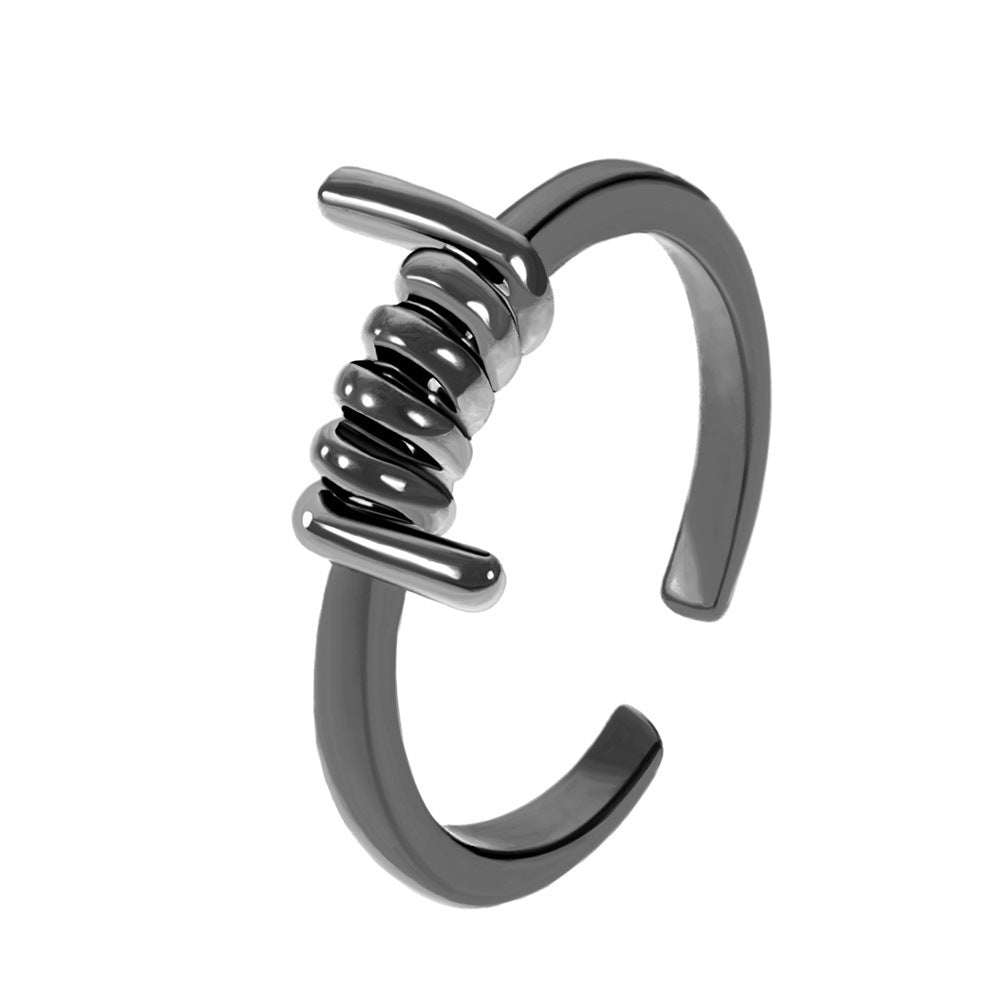 Simple Knot Fashion Creative Alloy Geometric Rings