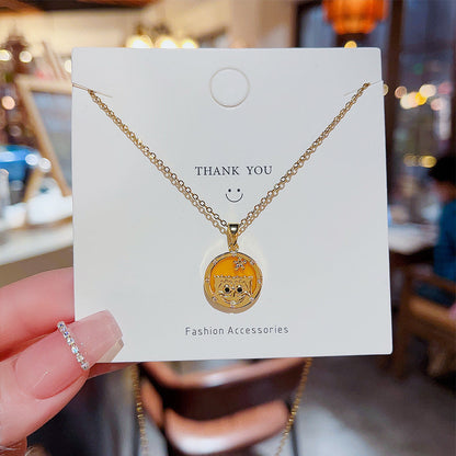 Temperamental Sweet High-grade Female Stylish Pendant Necklaces