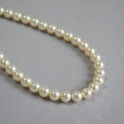 French Elegant Bright Imitation Crystal Pearl Color Exquisite Soft Necklaces