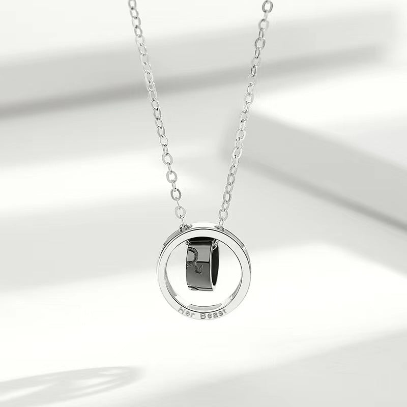 Mori Style Korean Simple Cartoon Pendant Clavicle Necklaces