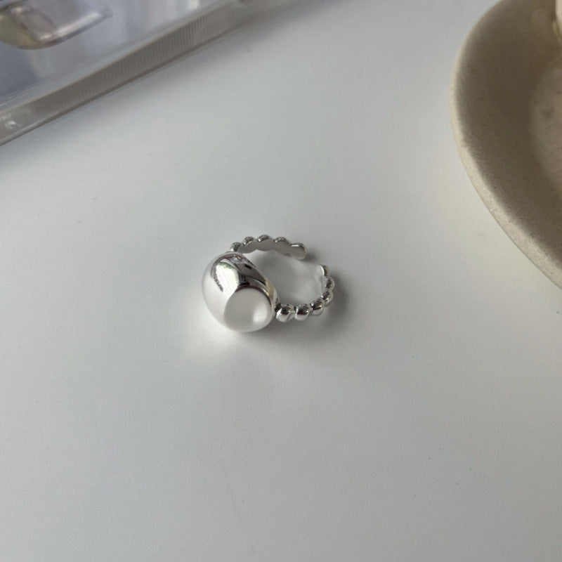 Irregular Concave Female Design High Sense Simple Rings