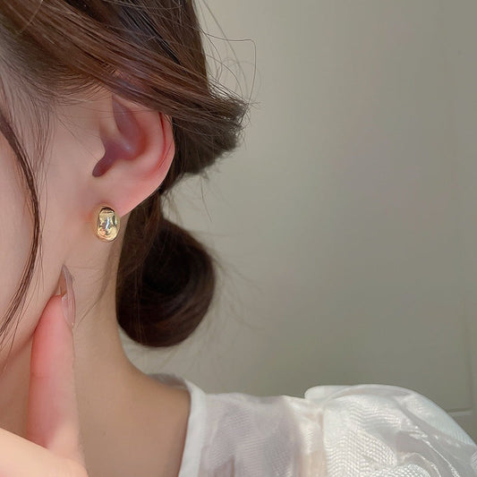 Small Retro Style Fashion Elegant Sier Earrings