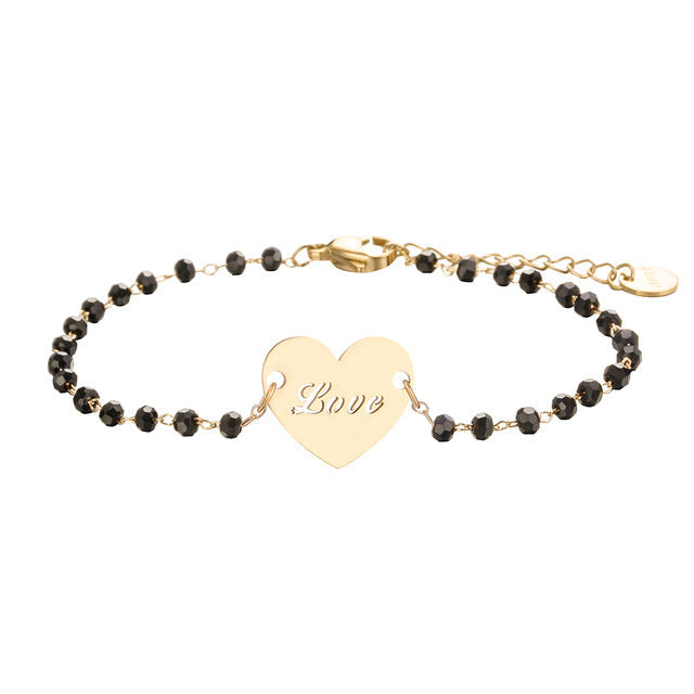 Steel Ornament Clover Female Simple Couple Bracelets