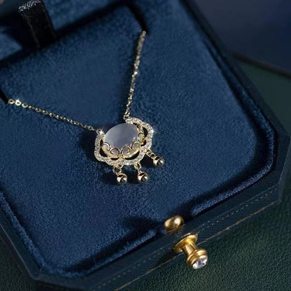 White Chalcedony Longevity Get Girlfriends Birthday Necklaces
