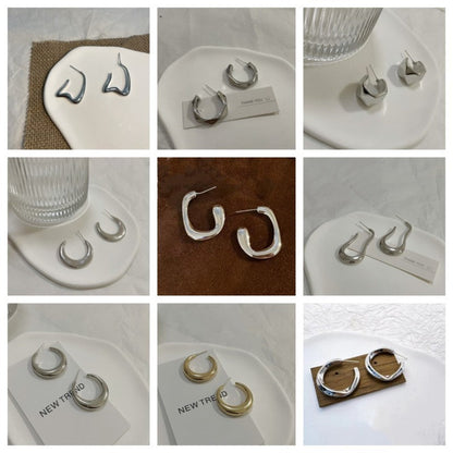 Light Luxury Sense Minority Design Cold Earrings