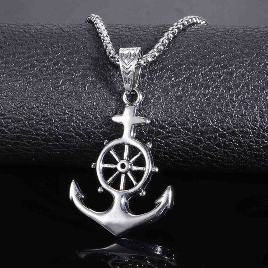 Boat Anchor Pendant Fashion Creative Hipster Hip Hop Necklaces