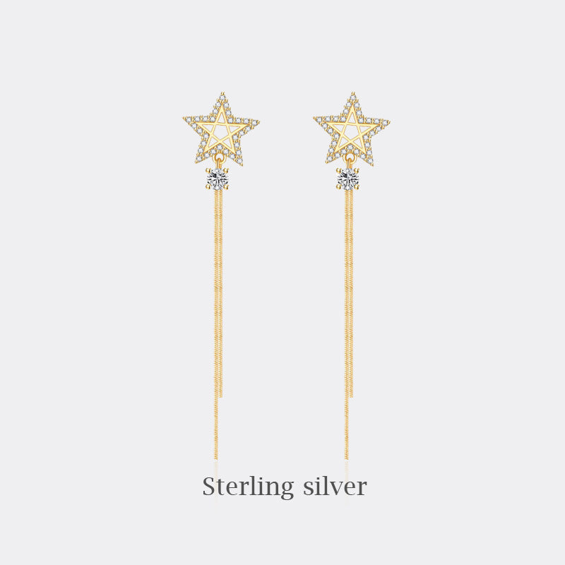 Female Simple Graceful Metal Quality Street Earrings