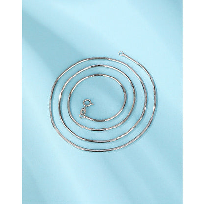 Women's & Men's Bones Chain Sterling Sier Fine Clavicle Necklaces