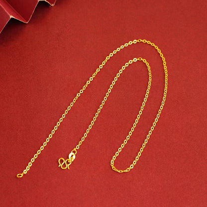 Women's Sterling Sier Melon Seeds Chain Water Necklaces