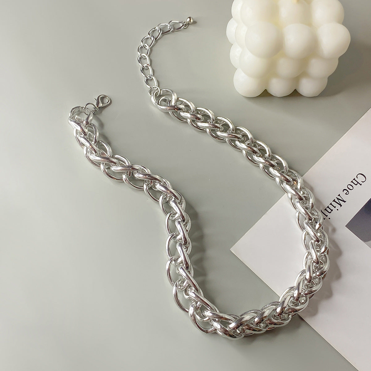 Metal Accessories Punk Thick Chain Exaggerated Necklaces