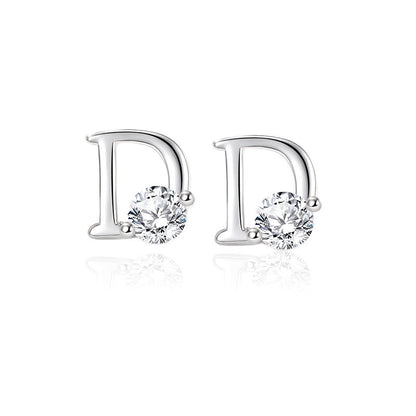 Women's Sier Diamond High-grade Fashion Personalized Minority Earrings
