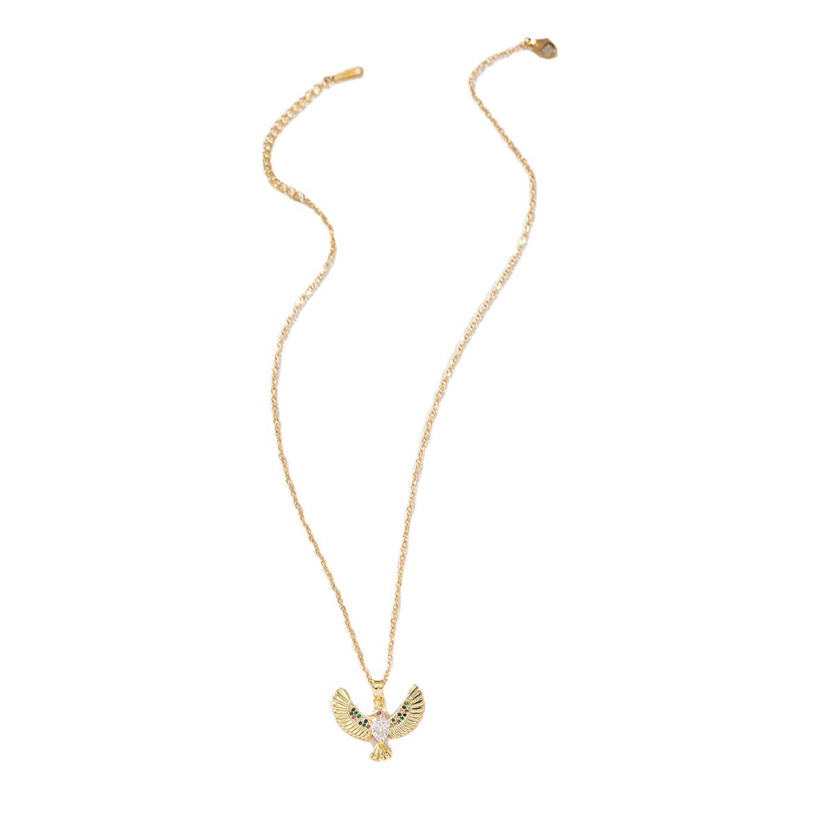 Zircon Bird Ornament Female Personalized Minority Necklaces