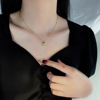 Women's Luxury Minority Design Clavicle Chain Titanium Necklaces