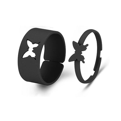 Women's & Men's Simple Couple And Combination Style Love Valentine's Rings