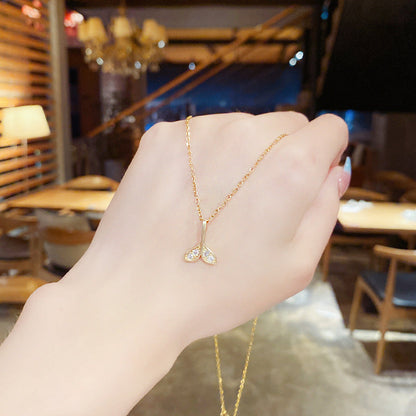 Wild Mermaid Tail Niche Style Simple Clavicle Necklaces