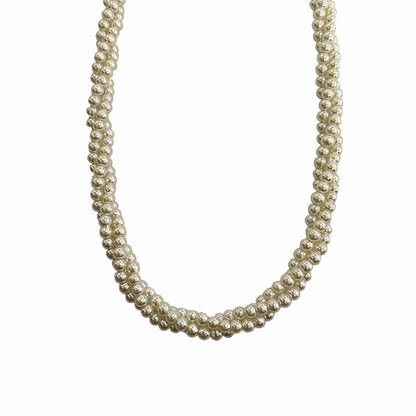 Retro Pearl Winding Light Luxury Minority Necklaces