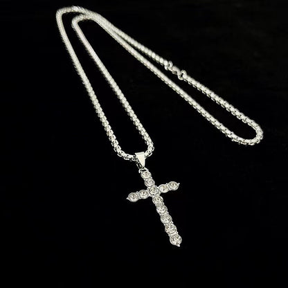 Women's & Men's Diamond Cross For Trendy Personalized Hip Hop Necklaces
