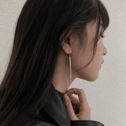 Women's Round Face Hanging Long U-shaped Fashion Earrings