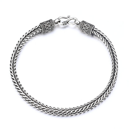 Men's Keel Personality Simple Antique Finish Trendy Domineering Bracelets
