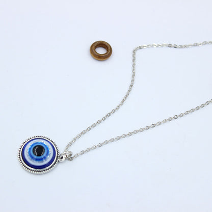 Devil's Eye Blue Eyes Female Clavicle Chain Necklaces