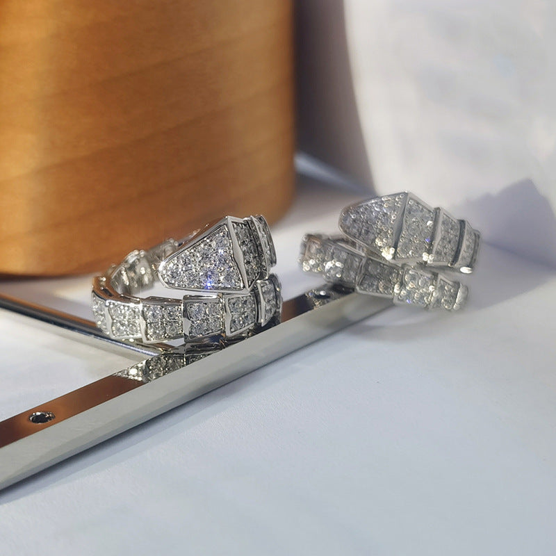 Diamond Personality Opening Index Finger Female Rings