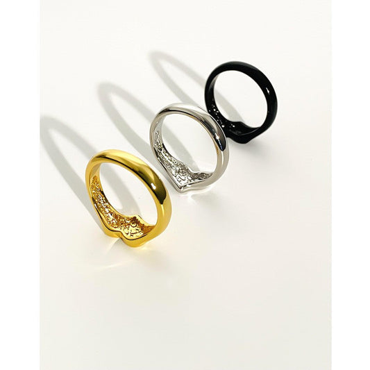 Fashion Saturn Female Cold Style Niche Rings