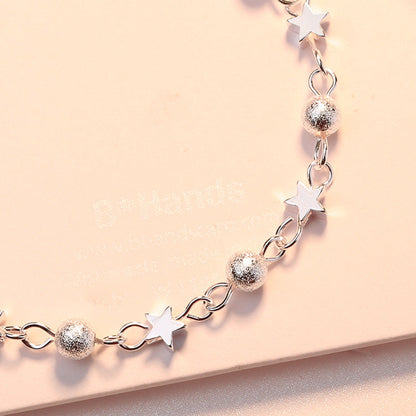Version Sand Beads Little Star Sier Fashion Bracelets