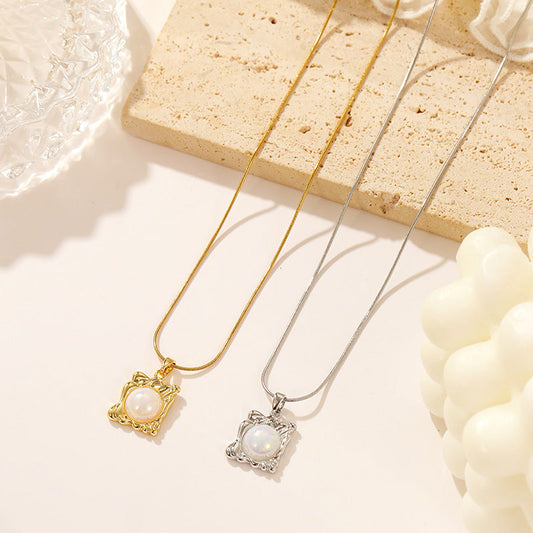 Broadcast Fashion Star Sea Titanium Steel Necklaces