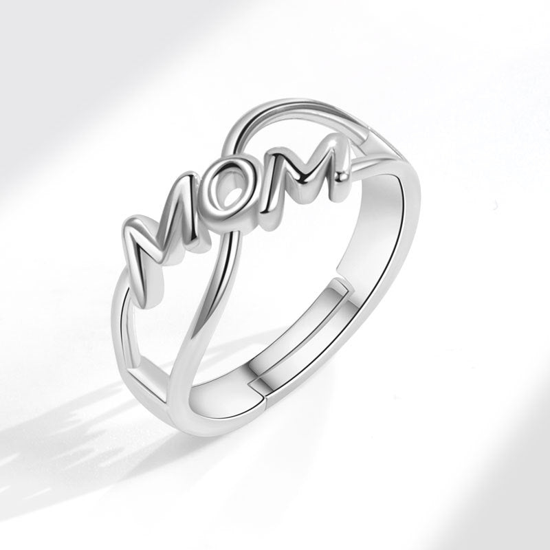 Ornament Mother's Day Gift Birthday Open-end Rings