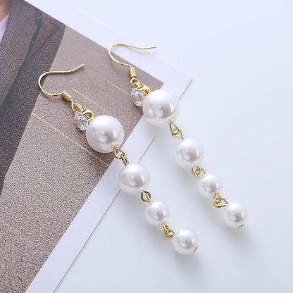 Commute Leisure Style Large And Small Earrings