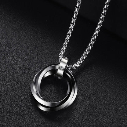 Men's Titanium Steel No Fading Trinity Female Necklaces