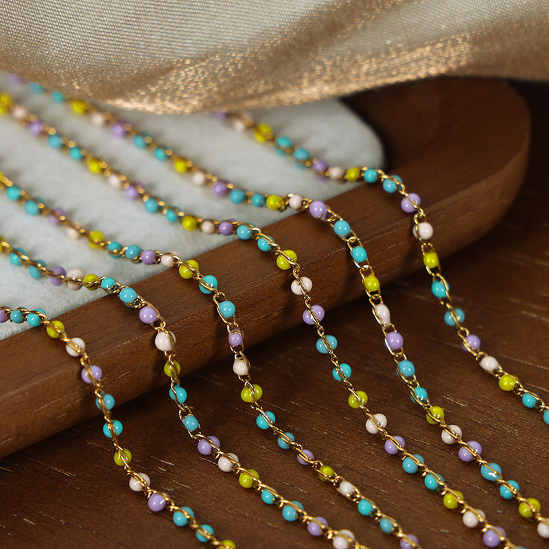 Women's High Sense Simple Handmade Beaded Bead Necklaces