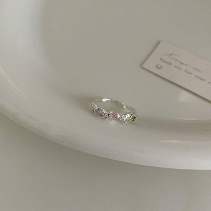 Dripping Oil Butterfly Opening Suit Female Design Rings