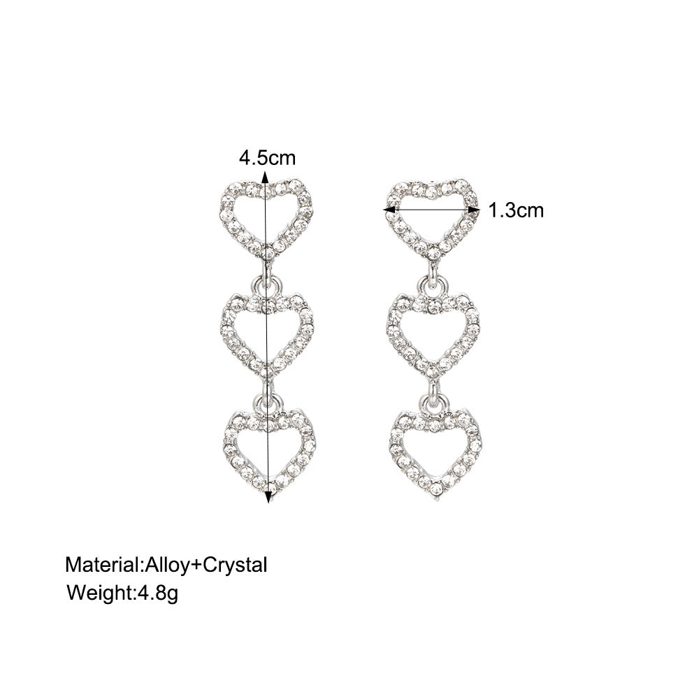 Sweet Cool Cold Style Hollow Full Earrings