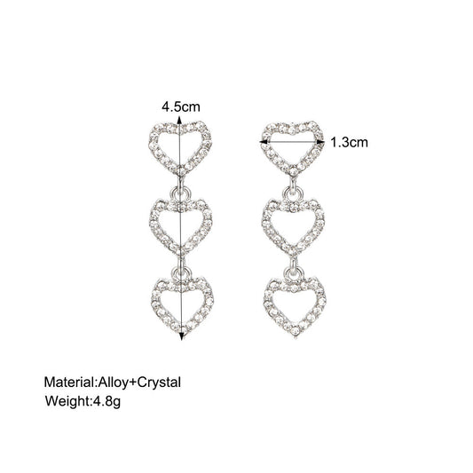 Sweet Cool Cold Style Hollow Full Earrings