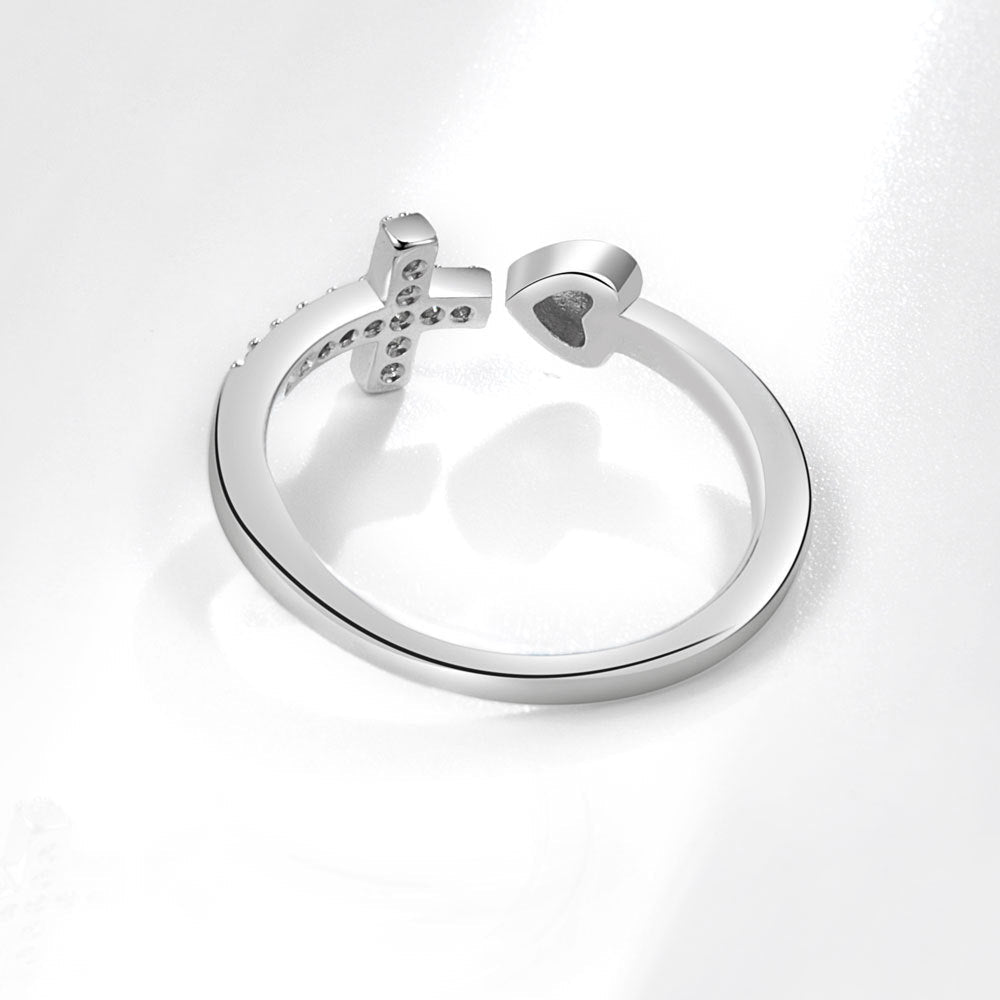Heart-shaped Open Versatile Daily Stylish And Rings