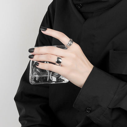 Women's French Style Korean Retro Elegant Personality Rings