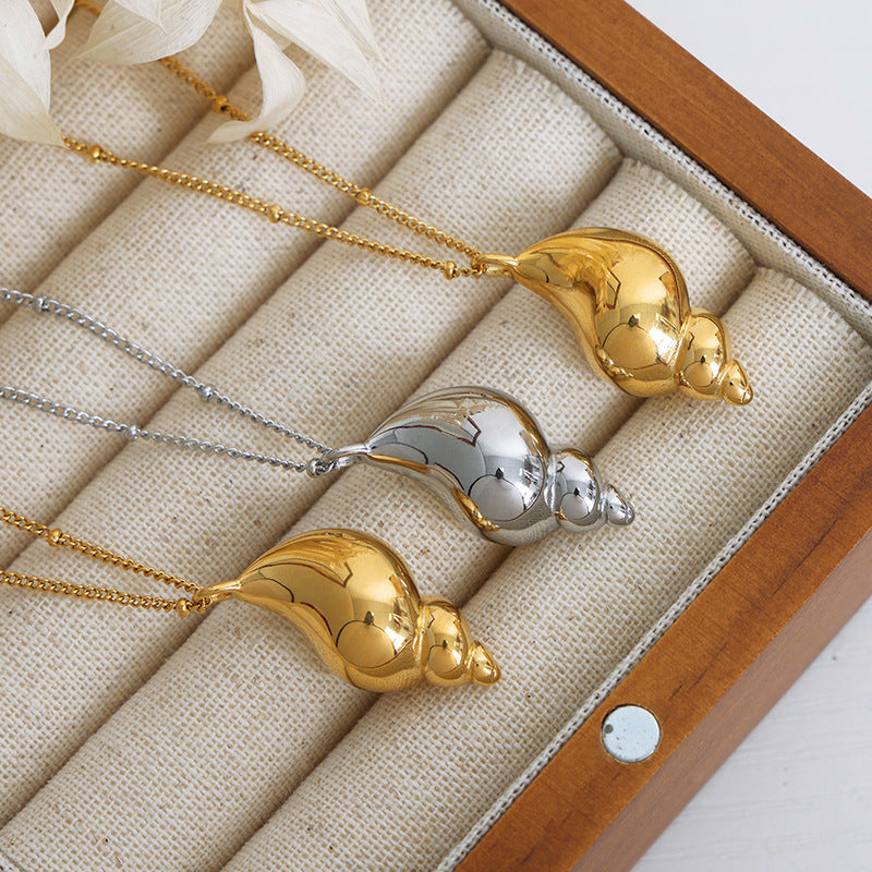 Luxury Fashion Temperament Vacation Style Conch Necklaces