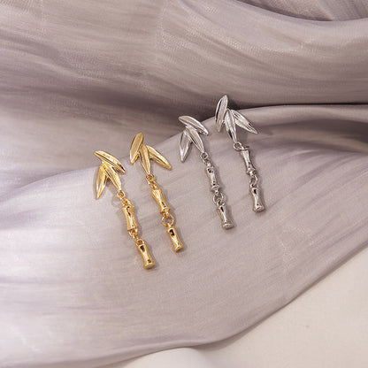 Leaf Metal Ear Fashion Commuter Tassel Earrings