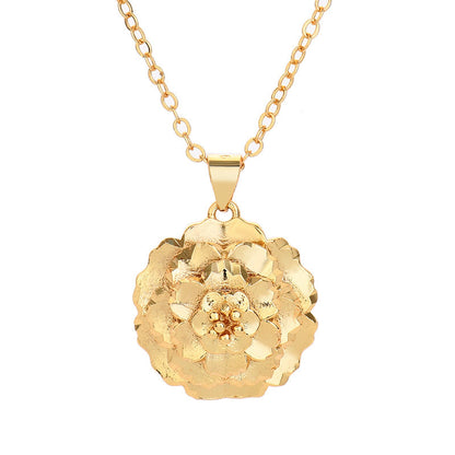 Women's Charming For Little Daisy Sweet Camellia Necklaces