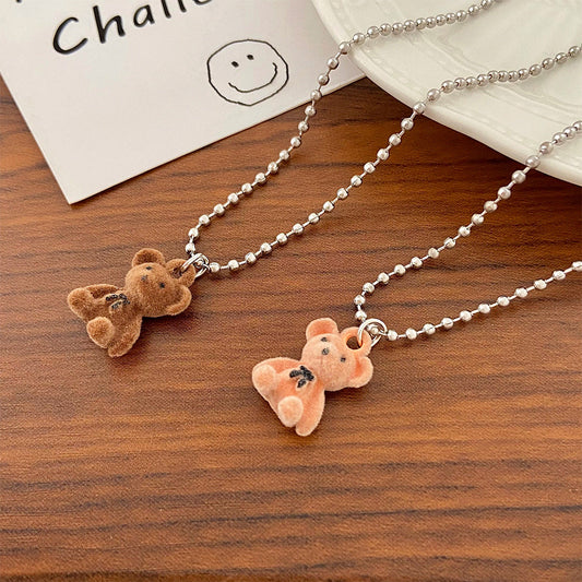Hop Cartoon Milk Cool Pendant Clavicle Necklaces