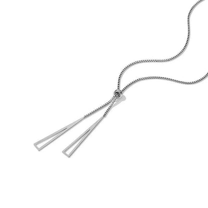 Women's & Men's & Steel And Long Tassel Accessories Necklaces