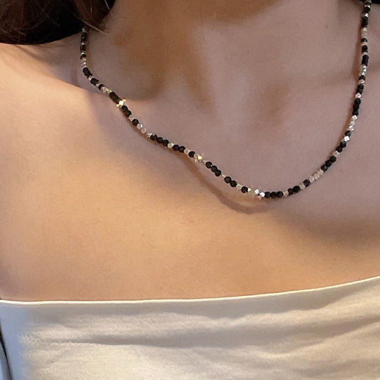 Crystal Stitching Small Pieces Of Sier High-grade Necklaces