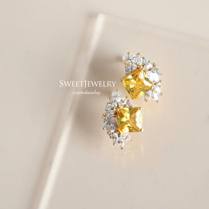 Women's Sier Gold-plated Gentle French Style Retro Earrings